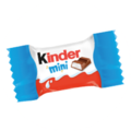 Ein Kinder Mini Schokolade in blauer Verpackung