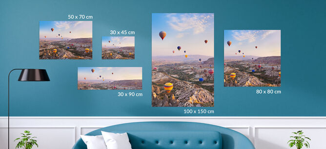Design und Fotoprodukte: Foto auf Fotoleinwand