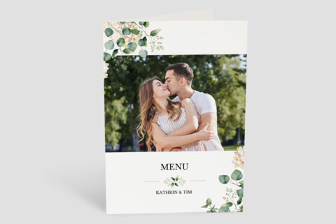 Cewe greeting cards Menu Card